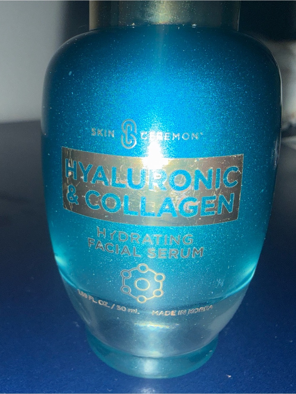 Skin Ceremon Hyaluronic & Collagen Hydrating Facial Serum - Blue